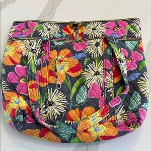 Vera Bradley Floral Quilted Tote Bag